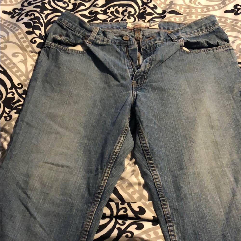 Old Navy size 14 just below waist jeans
